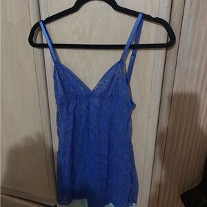 Blue Lace Camisole